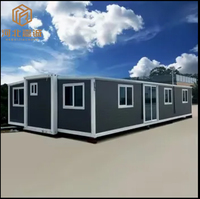 Maisons préfabriquées extensibles et pliables de 20 pieds, isolées et faciles à assembler, maisons préfabriquées portables, mini-maisons préfabriquées mobiles, conteneurs