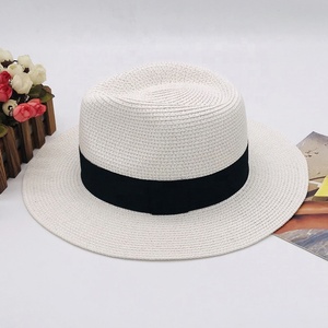 Chapeau en paille de papier <span class=keywords><strong>pour</strong></span> femmes, vente en gros, qualité supérieure, à la mode, <span class=keywords><strong>pour</strong></span> garçons et filles, Panama fédora, Protection solaire UV, <span class=keywords><strong>pour</strong></span> la plage et usage quotidien, nouvelle collection - Product Image 6