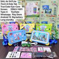 Tablette éducative pour enfants Sail Air S47 Lite 7 pouces Android 15 antichoc 2 SIM + Wi-Fi 8+256 Go en gros