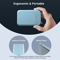 Batterie externe portable ultra-fine de 0,47 pouce d'épaisseur, 5000 mAh, 22,5 W, charge rapide sans fil magnétique, chargeur léger pour téléphone