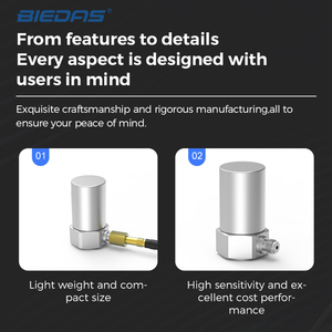 เซ็น<span class=keywords><strong>เซอร์</strong></span>วัดการสั่นสะเทือนแบบพีโซอิเล็กทริกเสียงรบกวนต่ำ  แหล่งจ่ายไฟ 18-28VDC  ชนิด IEPE  ขาออกด้านข้าง L5 - Product Image 3