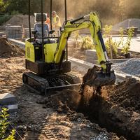 Livraison Gratuite Mini-Excavatrice Domestique Neuve sur Chenilles 1 Tonne 2 Tonnes EURO 5 Moteur Kubota Excavatrices sur Chenilles 3,5 Tonnes