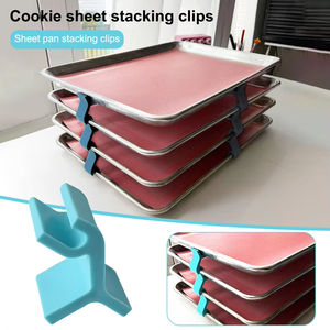 Apiladores de bandejas para hornear, divisores de bandejas, soporte apilable para bandejas y rejillas de horno - Product Image 3