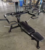 Machine de presse pectorale horizontale réglable à charge de plaques, haute qualité, pour entraînement en salle de sport