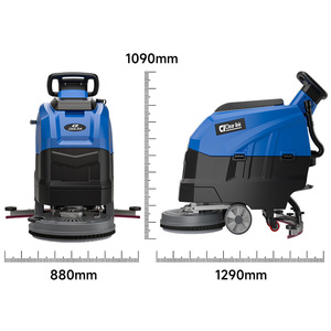 เครื่องขัดพื้นแบบเดินตาม ราคาโรงงานขายส่ง รุ่นใหม่ แบตเตอรี่ 24V ความจุ 55 ลิตร ใช้งานต่อเนื่อง 3-4 ชั่วโมง ด้วยพลังงานแบตเตอรี่ 24V - Product Image 6
