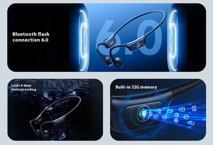 Audífonos IP68 Resistentes al Agua con 32G <span class=keywords><strong>de</strong></span> Memoria, Batería LED JL para Conducción Ósea, para Natación, Deportes y Correr - Product Image 6