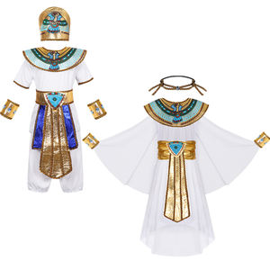 El más nuevo traje de Cosplay de Halloween, ropa de actuación en escenario, disfraces de <span class=keywords><strong>Faraón</strong></span> Egipcio para niño, vestidos de reina de Egipto para niña - Product Image 1