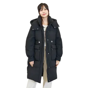 [TANBOER-TD216718]OEM Goose Down Jacket 90% Duck Down Winter Plus Sizes Women Downcoats