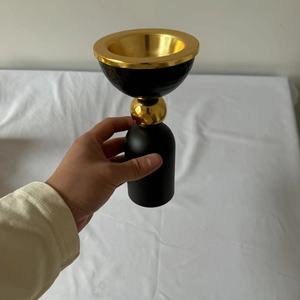 Set di 2 Pezzi Porta Carbone per Bukhoor, Vassoio per Bruciatore di Carbone, Materiale in Ferro, Colore Argento e <span class=keywords><strong>Oro</strong></span>, Arte Moderna per Incenso - Product Image 4