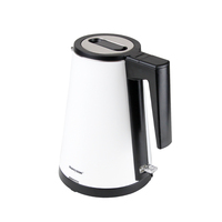 Bouilloire électrique sans fil en acier inoxydable de 0,8 L avec télécommande, contrôle de la température, arrêt automatique pour la chambre d'hôtel, bienvenue