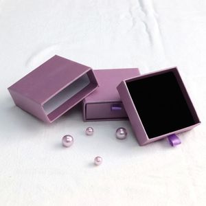 Custom Paper Box logo Printing <b>Small</b> Gift Necklace Ring Jewelry Ring Display Tray Insert <b>Small</b> <b>Drawer</b> Jewellery Box - Product Image 2