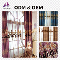 Rideaux Modernes en Tissu Velours Luxueux Coloré 100% Polyester, Occultants, Isolants Thermiques, Ignifuges, à Œillets pour la Décoration Intérieure