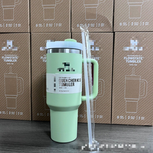 Hochwertiger Stanleyed Classic Model Kaffeebecher aus 304 Edelstahl, Isolierter Becher (mit Strohhalm-Deckel) 40oz Becher mit Griff - Product Image 5
