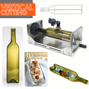 Cortador de Botellas de Vidrio Ajustable de 105-325 mm para Vino, Cerveza y Licores, 360 °   Cuchilla giratoria y mango de fácil agarre para manualidades y proyectos del hogar - Product Image 6