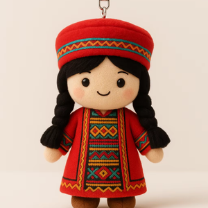 OEM กระเป๋าเป้สะพายหลังตุ๊กตาการ์ตูนน่ารักพวงกุญแจร้อยห้อยเครื่องประดับตุ๊กตาของขวัญวันวาเลนไทน์ - Product Image 1