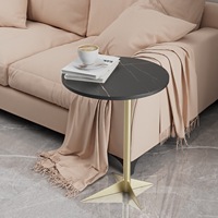 Table basse livre lit chevet petite extrémité canapé Accent côté ensemble chêne or salon meubles moderne luxe Table basse marbre