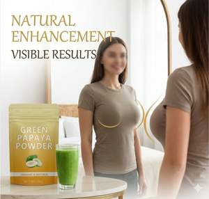 Poudre de Papaye Verte Sauvage 100% Naturelle pour l'Augmentation Mammaire, Enzyme Papain à Haute Activité, Extrait de Fruit de Qualité Alimentaire, Complément Alimentaire - Product Image 3