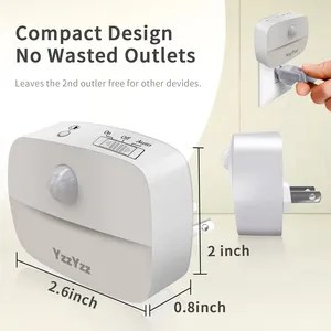 Portable Led Night Light Motion Sensor Lamp Bedroom EU/US Plug Sleeping Mini Bed Automatic <strong>Nightlight</strong> Warmer for Small Bedroom - Product Image 2