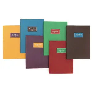 Kleurrijke Kraft Soft Cover 36 Lakens Naaien Notebook Met Ongelijksoortige Innerlijke Papier