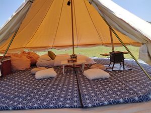 Mezza luna campana tenda mat tappeto campana tenda <span class=keywords><strong>stuoia</strong></span> 5m tappetini accessori da <span class=keywords><strong>campeggio</strong></span> tenda - Product Image 6