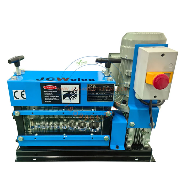 JCW-SS-30 Electric 1-40mm Sale Full Automatic Wire Stripping Machine for Scrap Copper Cables Recycling Portable Wire Stripper