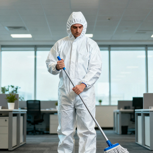 Overoles Desechables Tipo 5b6b Antiestáticos y de Protección <span class=keywords><strong>Nuclear</strong></span> para la Industria de Procesamiento de Alimentos con Servicio OEM - Product Image 5