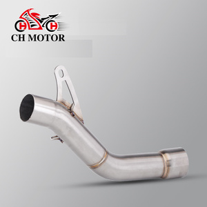 Silenziatore di Scarico per Moto Tubo di Collegamento Centrale Modificato Slip-on per <span class=keywords><strong>DUCATI</strong></span> Monster 821 Monster 1200 2014 - 2016 - Product Image 1
