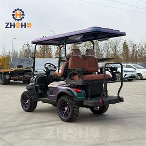 <span class=keywords><strong>Carrito</strong></span> de Golf Eléctrico Elegante, Apariencia Moderna, Luces LED de Conducción Diurna, Ruedas de Aleación y Volante Ergonómico - Product Image 4