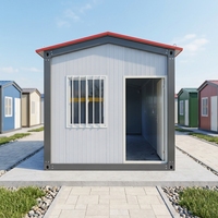 Maison conteneur modulaire préfabriquée de 20 pieds, compacte, avec chambre et jardin, pour la plage, mobile et démontable