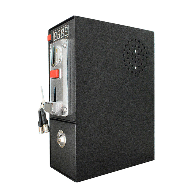 110V 220V Coin Operated Timer Control Box Vending Machine CPU Coin Acceptor Timer Control Box With Comparable Coin Selector