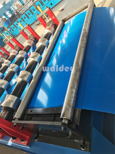 Electric Cutting Color Coated Steel Metal <b>Sheet</b> Roof Roll Forming Machine <b>Tile</b> Making Machinery - Product Image 6