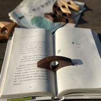 Marque-page en bois simple, clip de maintien de page portable pour la lecture mains libres