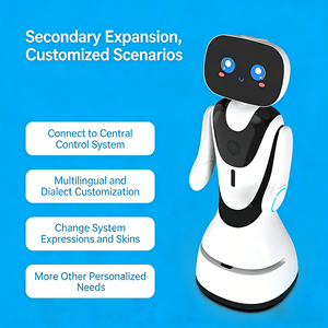 Robots <span class=keywords><strong>de</strong></span> Recepción Comerciales Programables, <span class=keywords><strong>Robot</strong></span> Interactivo con IA para Negocios y Hoteles, Guía <span class=keywords><strong>de</strong></span> Bienvenida, <span class=keywords><strong>Robot</strong></span> Inteligente Pequeño con IA - Product Image 2