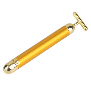 Barra de Belleza Energética en Forma de T de Oro de 24K, Escultor Facial en V, Masajeador 3D Vibrante, Herramienta para Eliminar Arrugas y Lifting Facial - Product Image 1