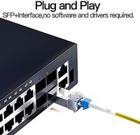 Module SFP Gigabit 1310nm-SMF 1000base-Lx pour Cisco Glc-Lh-SMD, Ubiquiti, commutateurs à fibre optique, routeurs, carte d'interface réseau