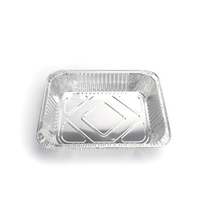 3540ml dùng một lần nhôm lá hộp bữa ăn nhỏ hình chữ nhật không thấm nước <span class=keywords><strong>container</strong></span> với vỉ quá trình và lá Nắp - Product Image 4