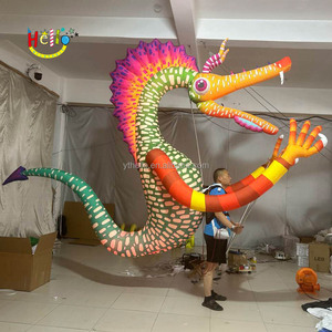 Festival Parade şişme yürüyüş kostüm şişme canavar ejderha kostüm ile Led ışık - Product Image 1