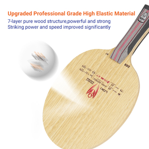 LOKI K7 Profesional, Pala de Tenis de Mesa de Madera Pura de 7 Capas, <span class=keywords><strong>Limba</strong></span> y Ayous, Raqueta Ofensiva de Ping Pong para OEM/ODM - Product Image 4