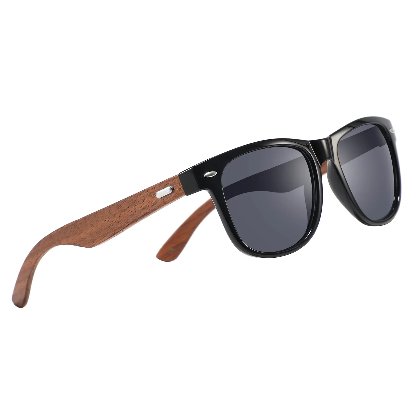 Хорошего качества, деревянные солнцезащитные очки с петлями, оптовая продажа, классические деревянные солнцезащитные очки из орехового дерева