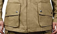 WW2 allemand Camo réversible Smock Vintage Camo Shirt