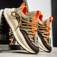 Zapatillas Deportivas Bajas para Hombre, Ergonómicas, con Soporte para el Pie, Resistentes al Desgaste, para Correr Largas Distancias, Uso Diario
