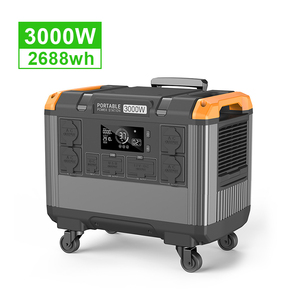 Bán buôn 3000 Wát Trạm điện cầm tay với 3 <span class=keywords><strong>DC</strong></span> đầu ra năng lượng mặt trời <span class=keywords><strong>AC</strong></span> hệ thống cho điện thế hệ MPPT năng lượng mặt trời điều khiển năng lượng - Product Image 3