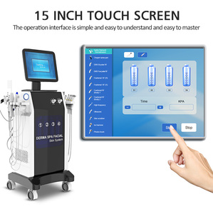 Multifuncional 15 in 1 ABS Vacuum Improve Overall Skin Health Hydro Dermabrasion <b>Oxygen</b> Jet Peel <b>Machine</b> - Product Image 5