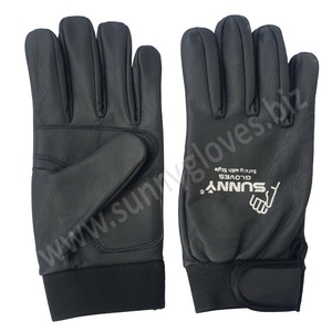 Factory Best Sale Cowhide Men's Working Driver Gloves for Cheap Price 2021 - Product Image 2