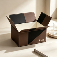 Boîte en carton ondulé recyclable avec logo personnalisé imprimé, boîte en carton pour expédition et déménagement