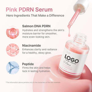 Sérum de Soin OEM/ODM/OBM Anti-rides à l'Acide Hyaluronique, ADN, PDRN, Peptide Rose, Collagène, Ginseng et Niacinamide pour un Teint Uniforme 30ml - Product Image 3