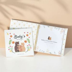 Album photo portable A5 personnalisé 2026 avec couverture rigide en PP, carnet pour enregistrer les souvenirs de bébé, journal de croissance pour enfants et grossesse - Product Image 3