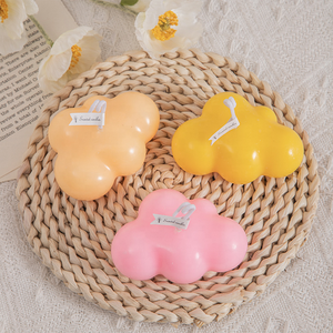 Bougies parfumées en cire de soja, pot en forme de nuage pour cadeau d'anniversaire saint-valentin - Product Image 4