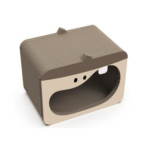 Tempat Tidur dan Papan Garukan Kucing 2-in-1 Mewah, Terlaris, Terbuat dari Kertas Ramah Lingkungan, Tahan Lama, untuk Penggunaan Dalam Ruangan - Product Image 1