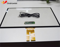 Écran tactile capacitif de grande taille personnalisée, 50 pièces, 17.3 18.5 19 21.5 24 27 30 32 pouces, le lot de 23.6
